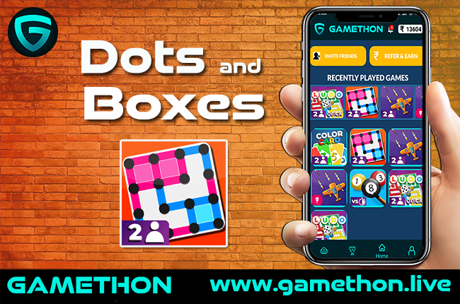 If you need to earn money by playing Games  Games to play, Play game online,  Dots and boxes